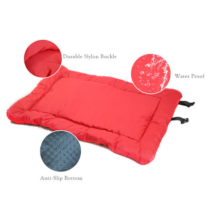 Outdoor Portable Foldable Dog Mat Water Resistant Pet Bed Cushion For Camping Travel
