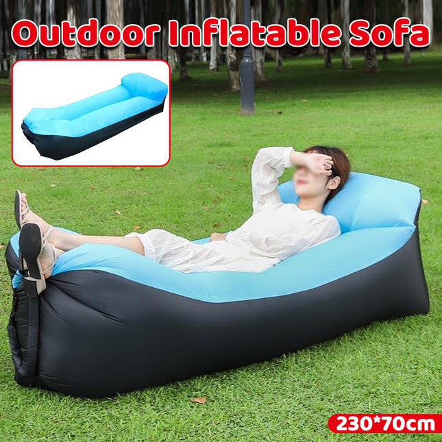 Outdoor Inflatable Sofa Foldable Music Festival Double Air Bed Pillow