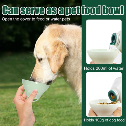 Outdoor Portable Dog Water Bottle 200ml Leak Proof for Dog Travel Hiking Walking
