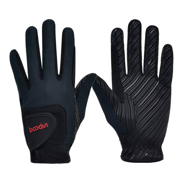 Full Finger Equestrian Riding Gloves Non Slip Breathable Horse Racing Wear