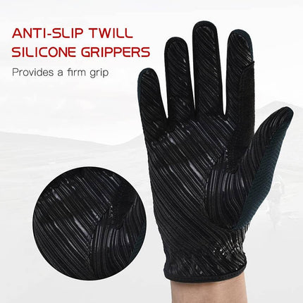 Full Finger Equestrian Riding Gloves Non Slip Breathable Horse Racing Wear