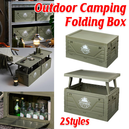 Outdoor Camping Folding Storage Box Portable Durable Organizer for Picnic Hiking