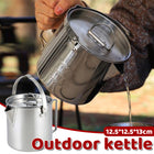 Portable Outdoor Kettle Coffee Teapot Camping Hanging Pot Cooker For Picnic