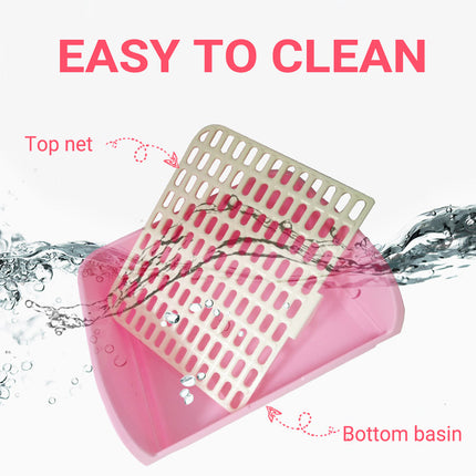 Large Rabbit Litter Box Drawer Corner Toilet for Chinchillas Hamsters Small Pets
