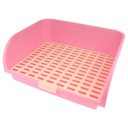 Large Rabbit Litter Box Drawer Corner Toilet for Chinchillas Hamsters Small Pets