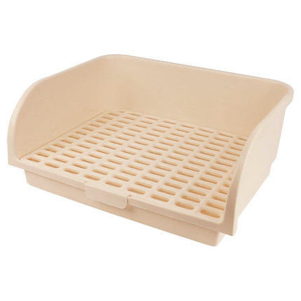 Large Rabbit Litter Box Drawer Corner Toilet for Chinchillas Hamsters Small Pets