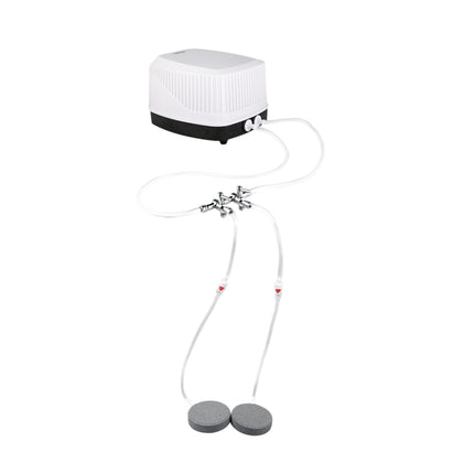 Aquarium Oxygen Pump Set for Fish Tank with Air Stone Silent Durable Adjustable