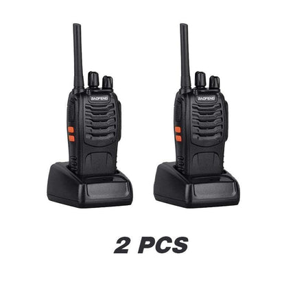 2~6X Bf-88E Two Way Radio Walkie Talkie Uhf 400-470Mhz Handheld + Earbuds - Aimall