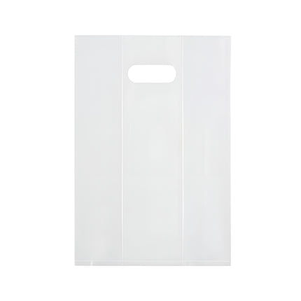 50PCS PE Gift Bags with Handles Clear Plastic Bags for Party Favors Wedding Use