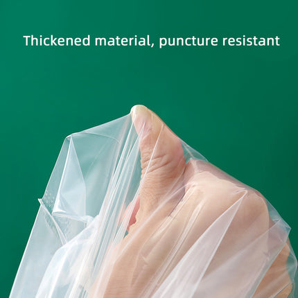 50PCS PE Gift Bags with Handles Clear Plastic Bags for Party Favors Wedding Use