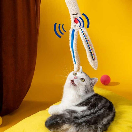 Circus Themed Cat Teaser Stick Interactive Teaser Pole Toy for Cats and Kittens