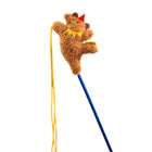 Circus Themed Cat Teaser Stick Interactive Teaser Pole Toy for Cats and Kittens