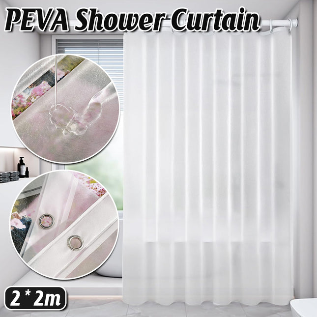 PEVA Shower Curtain Waterproof Quick Drying Bathroom Partition Curtain Shower