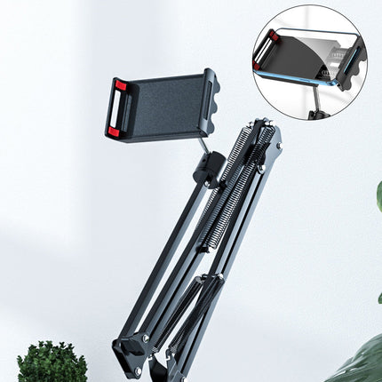 Clamp Long Arm Tablet Phone Holder Adjustable Mount for Bed Desk Use