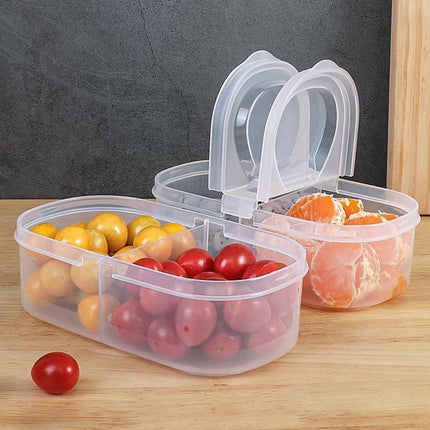 10Pcs Rectangular Airtight Container Set Fridge Freezer Pantry Storage Organiser