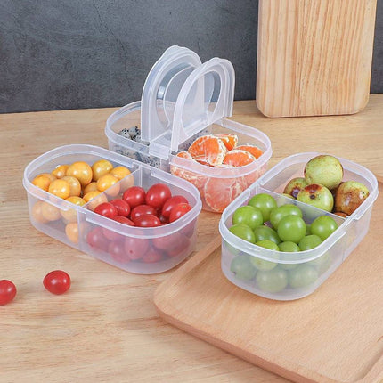 10Pcs Rectangular Airtight Container Set Fridge Freezer Pantry Storage Organiser