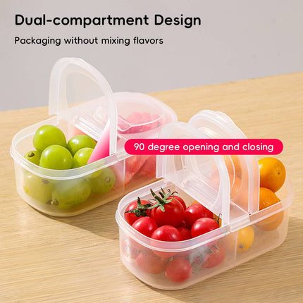 10Pcs Rectangular Airtight Container Set Fridge Freezer Pantry Storage Organiser