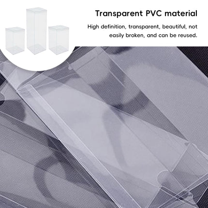 50PCS Clear Gift Box Packaging Birthday Wedding Party Craft Display Favour Box