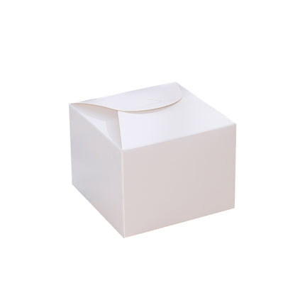 100PCS Kraft Paper Pastry Boxes Square Cake Boxes for Dessert and Bakery Packaging