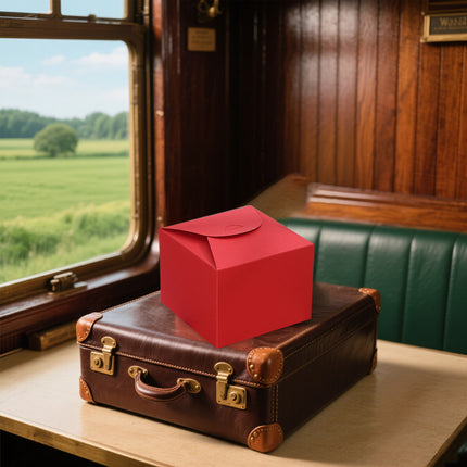 100PCS Square Pastry Box Kraft Paper Cake Box for Cake Dessert Packaging Use