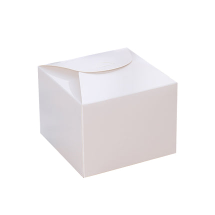 100PCS Kraft Paper Pastry Boxes Square Cake Boxes for Dessert and Bakery Packaging
