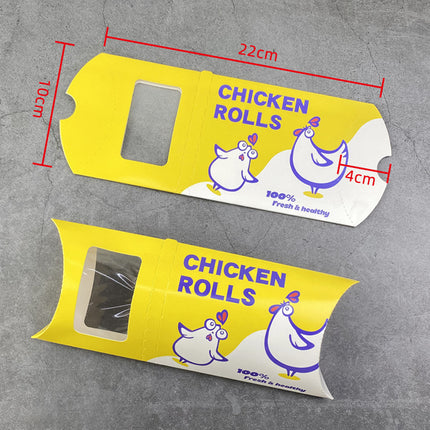 50PCS Baking Meat Roll Takeaway Containers Food-Safe Leak-Proof For Food Storage