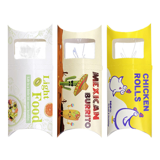 50PCS Baking Meat Roll Takeaway Containers Food-Safe Leak-Proof For Food Storage