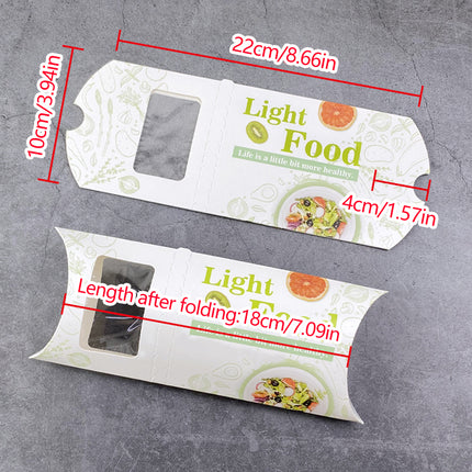 50PCS Baking Meat Roll Takeaway Containers Food-Safe Leak-Proof For Food Storage