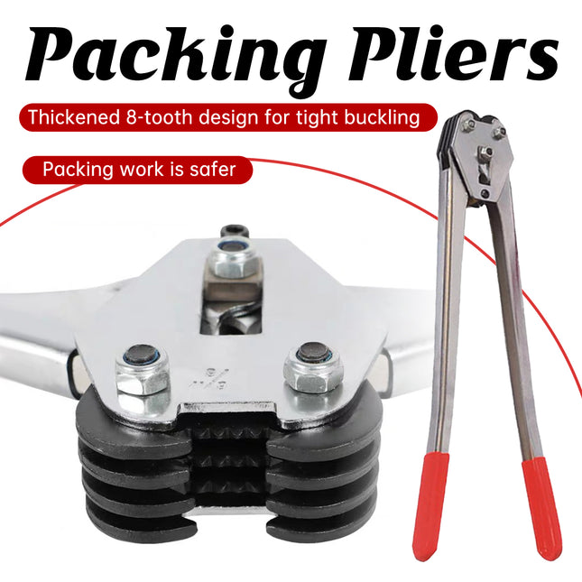 Manual Strapping Tool Set Packing Banding Pliers Practical Tensioner Sealer
