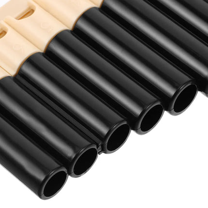 18 Pipe Pan Flute C Tuned Beginner Professional Instrument for Students