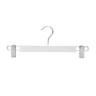 10pcs Pants Rack Skirt Clip Wooden Pants Clip Wardrobe Storage Hanger Organizer