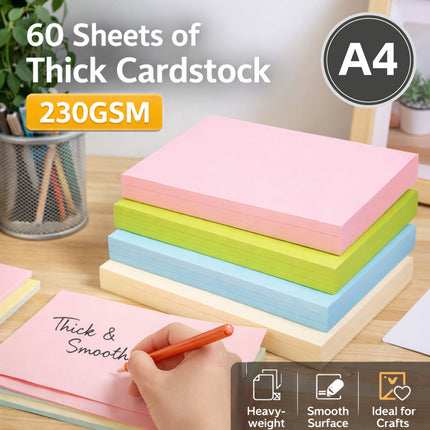 A4 Cardstock Paper 230gsm for Art Craft Projects