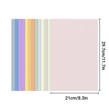10 Colour A4 Cardstock Paper 230gsm for Art Craft Projects