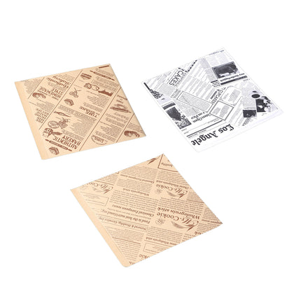 100PCS Bread Sandwiches Packing Paper Bags Food Grade Oil Proof Water Resistant