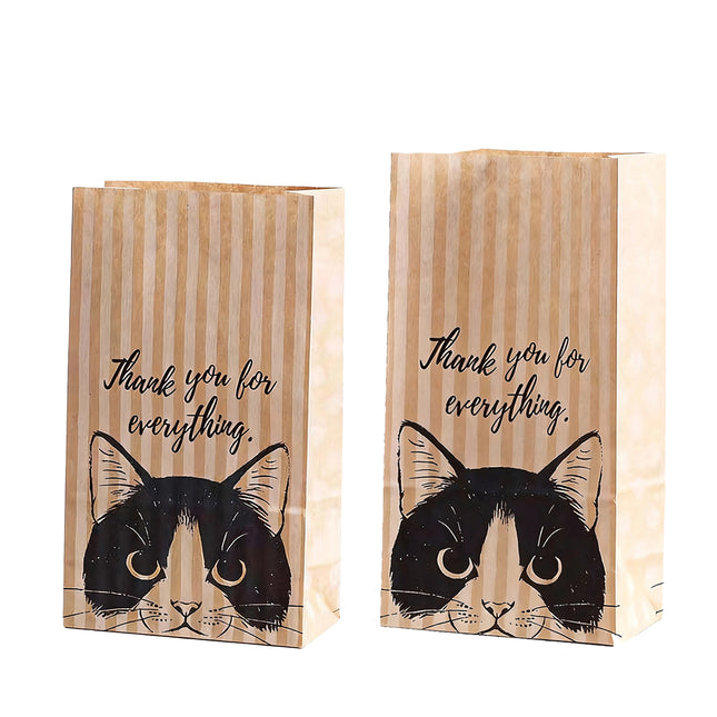 50PCS Food-Grade Bread Bags Stable Molding Design for Takeaway Bakery Packaging