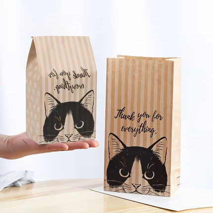 50PCS Food-Grade Bread Bags Stable Molding Design for Takeaway Bakery Packaging