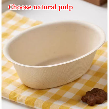 50PCS Paper Bowls Soup Noodle Snack Bowls Food-Grade for Party Takeaway Food Use