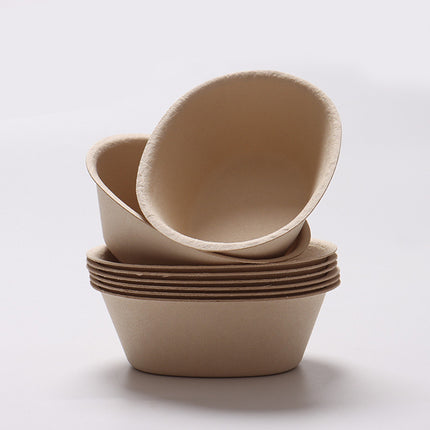 50PCS Paper Bowls Soup Noodle Snack Bowls Food-Grade for Party Takeaway Food Use