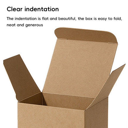 Kraft Paper Cube Gift Boxes 50 Pack 7cm or 10cm