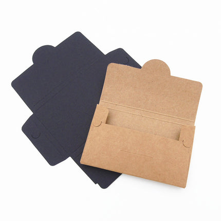 50PCS Membership Card Paper Gift Box Envelope for Gift Packaging Business Party