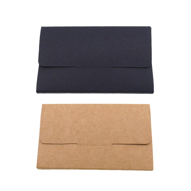 50PCS Membership Card Paper Gift Box Envelope for Gift Packaging Business Party