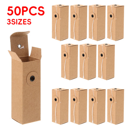 50Pcs Cosmetic Packaging Box Essential Oil Perfume Gift Empty Bottle Holder Box