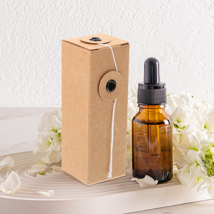 50Pcs Cosmetic Packaging Box Essential Oil Perfume Gift Empty Bottle Holder Box