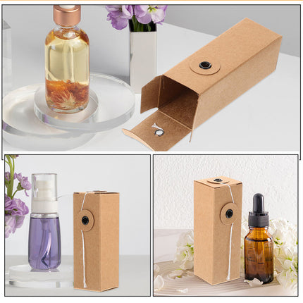 50Pcs Cosmetic Packaging Box Essential Oil Perfume Gift Empty Bottle Holder Box