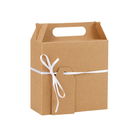 Kraft Paper Candy Gift Boxes 50 Pack with Handles