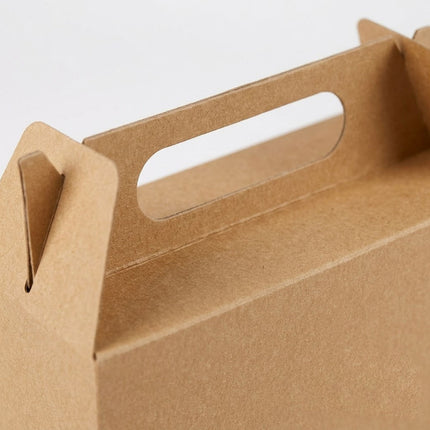 Kraft Paper Candy Gift Boxes 50 Pack with Handles