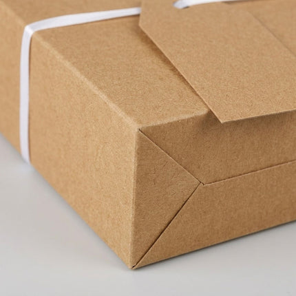 Kraft Paper Candy Gift Boxes 50 Pack with Handles