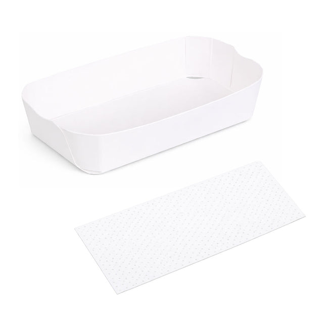White Fruit Paper Trays 50pcs or Absorbent Pads 100pcs
