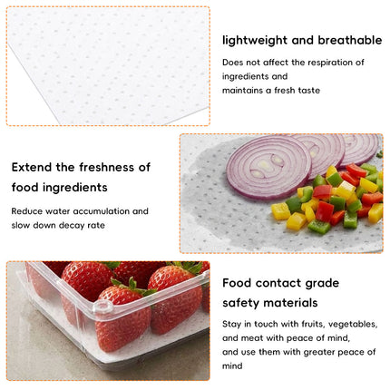 White Fruit Paper Trays 50pcs or Absorbent Pads 100pcs