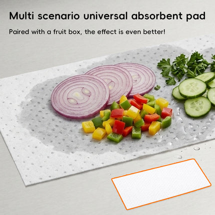 White Fruit Paper Trays 50pcs or Absorbent Pads 100pcs